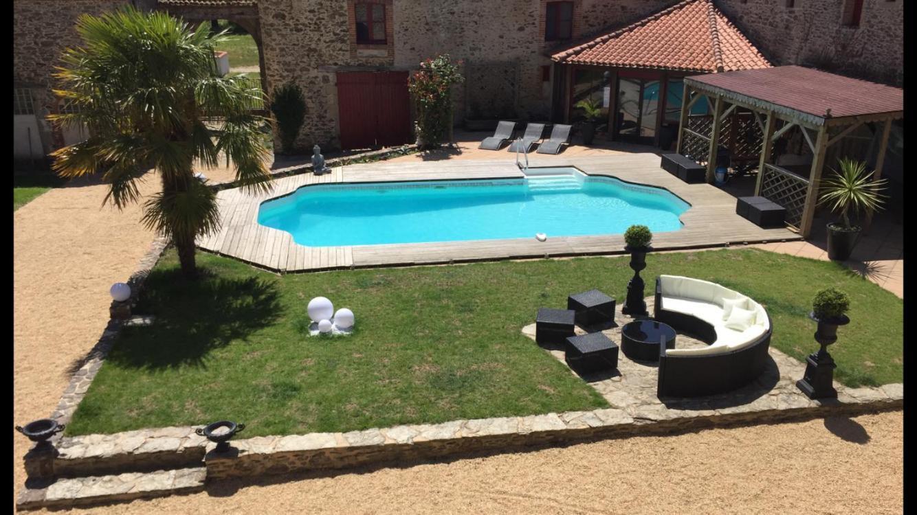 Bed and Breakfast Logis De La Clartiere Falleron Exterior foto